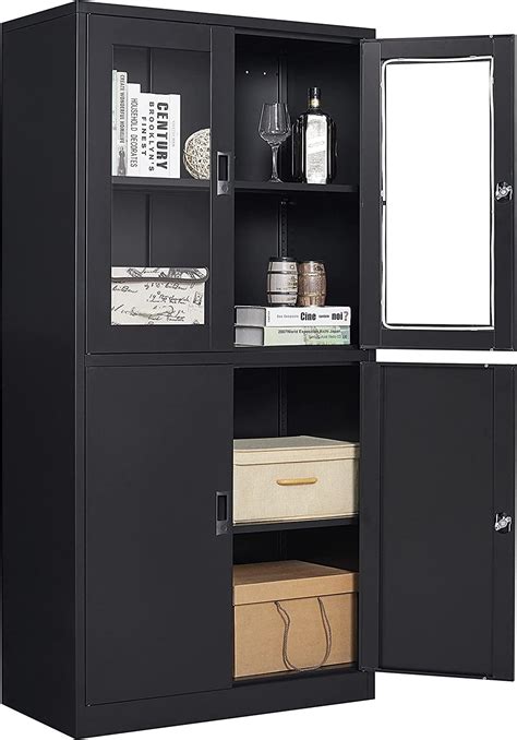 STANI Metal Storage Cabinet, Locking Steel Storage Cabinet 